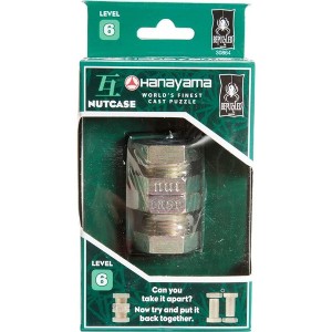 BePuzzled NUTCASE Hanayama Cast Metal Brain Teaser Puzzle, Level 6, Ages 12+, Brainteaser - 1 of 3
