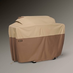 Classic Accessories 70" Veranda's Best Waterproof BBQ Grill Cover Beige - 1 of 4