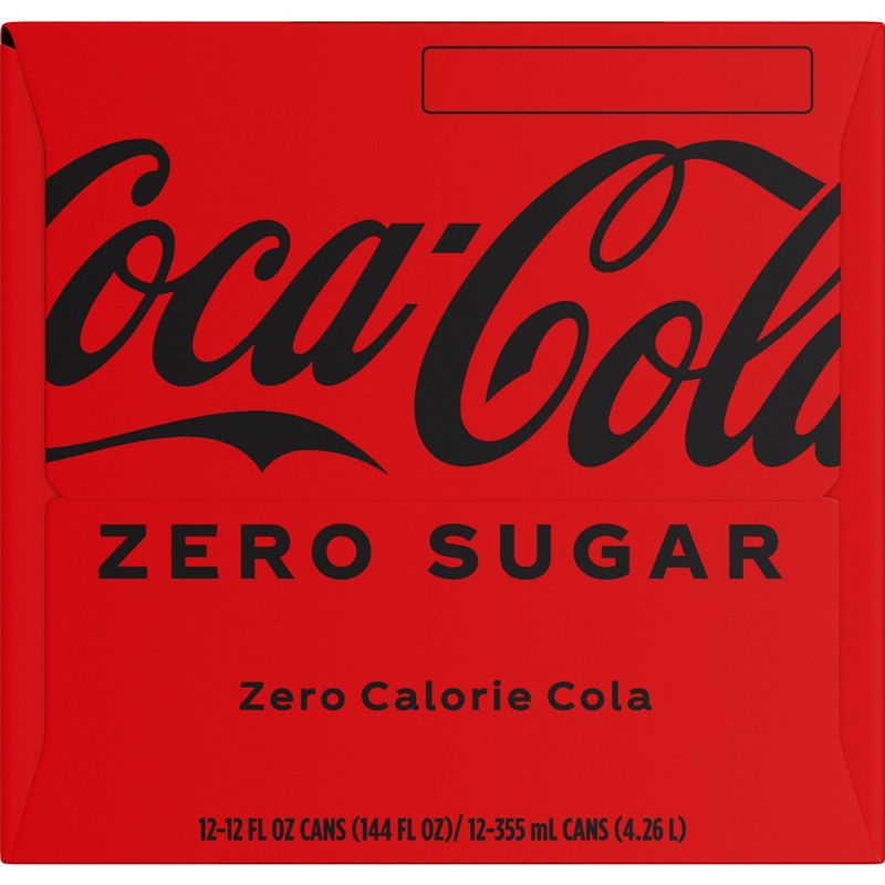 Coca-Cola Zero Sugar - 12pk/12 fl oz Cans, 4 of 8