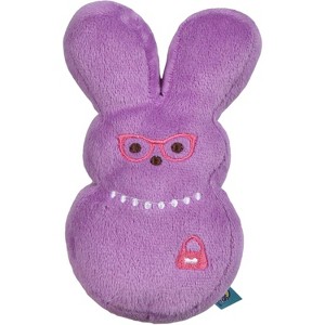Peeps for Pets Dress Up Plush Bunny Toy for Dog- Purple - 1 of 4