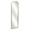 HomeRoots 64" Gold Metal Beaded Arch Full Length Hanging Mirror - 4 of 4