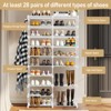 KTMBDW Double Row 10-Tier Shoe Rack, Non-Woven Fabric Storage Organizer, 40 Pairs Space-Saving Shoe Tower - 4 of 4