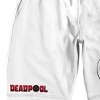 Deadpool & Wolverine Pen Art Adult White Sleep Pajama Pants - 3 of 4