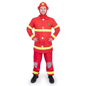 Dress Up America Firefighter Costume for Adults - 1 of 3