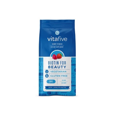 Vitafive Biotin for Beauty Gummy - 60ct