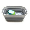 SAMMART Set of 2 Collapsible Laundry Basket with Lid - Space Saving Storage Container - 4 of 4
