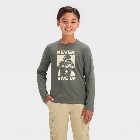 Boys long best sale sleeve graphic tees