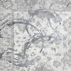 HomeRoots 9' X 12' Gray and Silver Abstract Area Rug - 4 of 4