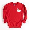 Simply Sage Market Women's Graphic Sweatshirt Fresh Picked Apples Front and Back - 3 of 4