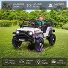 12V Kids Ride On Truck, Electric Car Toy with Extra Wide Seat & Legroom, Remote Control,3 Speeds,LED Lights,Music & USB - 3 of 4