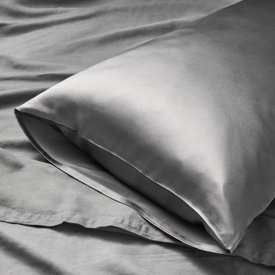 Standard Solid Silk Pillowcase - Thumbnail 2