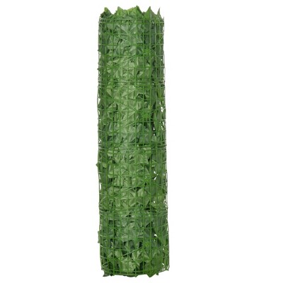 Outsunny 104cm Tall Dark Green Faux Ivy Privacy Fence