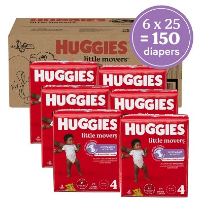 Huggies Little Movers Baby Disposable Diapers - (Select Size and Count)