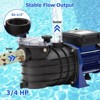 0.75HP In/Above Ground Single Speed Pool Pump, 550W/115V, 2641GPH, High Flow - 2 of 4