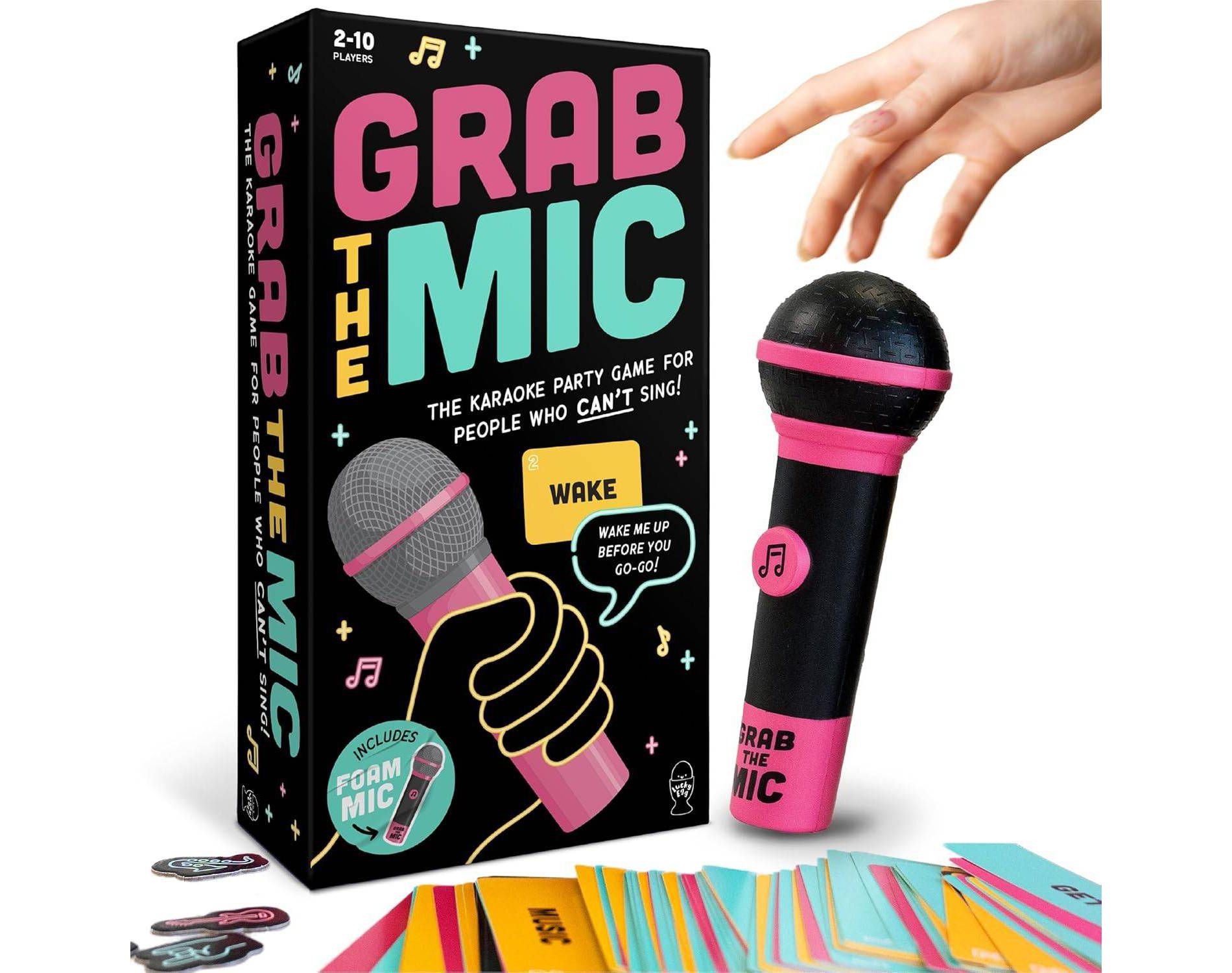 Lucky Egg Grab The Mic Board Game