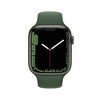 Apple Watch Series 7 Gps, 45mm Green Aluminum Case With Clover 