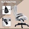 Sapphtopaz Massage Office Chair with Vibration Points, Adjustable Tilt Computer Chair with Armrest, Swivel Desk Chair for Office - 3 of 4
