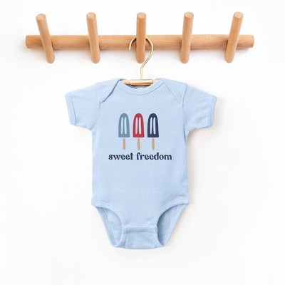The Juniper Shop Sweet Freedom Popsicles Baby Bodysuit