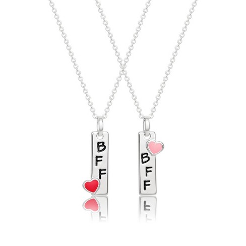 4 friends necklace set- Set of 4 necklaces, Gift Set, Friendship