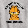 Boys' - Garfield - Smiling On The Inside Graphic Long Sleeve Fleece Sweatshirt - image 2 of 4