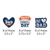 Big Dot of Happiness Happy Father's Day - DIY Shaped We Love Dad Party Cut-Outs - 24 Count - 2 of 4