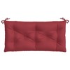 vidaXL Garden Bench Cushion Wine Red 39.4"x19.7"x2.8" Oxford Fabric - 4 of 4
