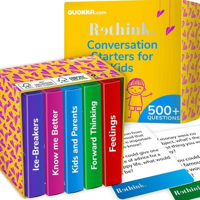 QUOKKA Rethink!: Conversations Starters - Card Games - Kids | Family | Couples