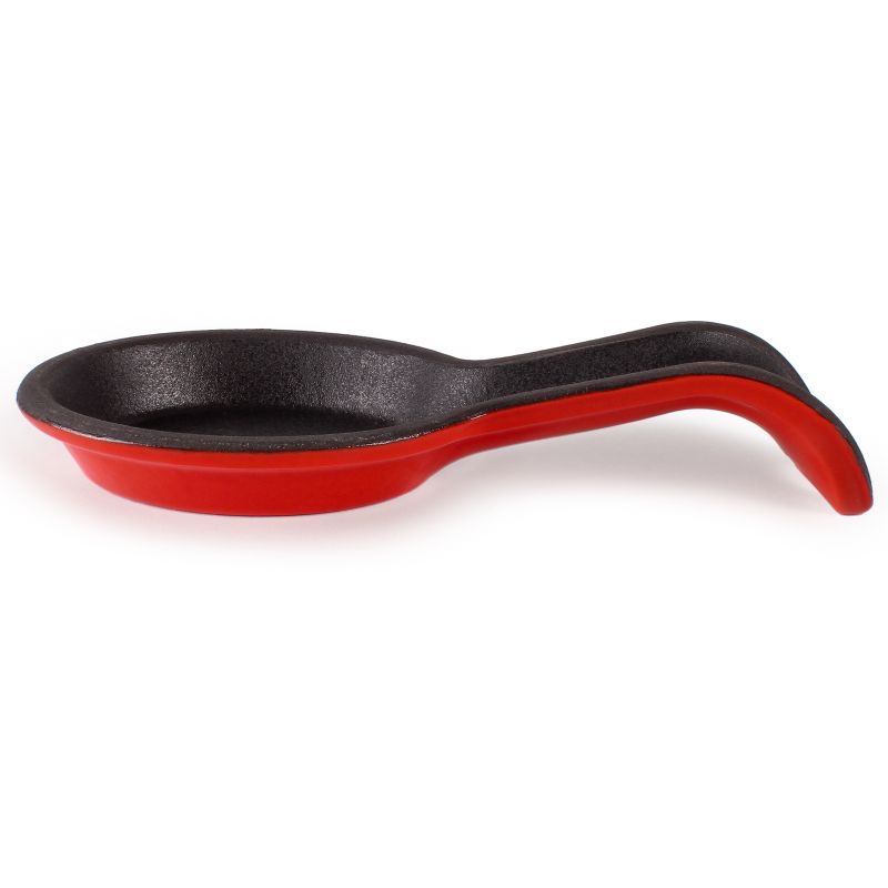 BergHOFF Cast Iron Spoon Rest 7.5" Red, 1 of 6