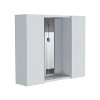 Chery Life Double Door Medicine Cabinet with Mirror, One External Shelf - 2 of 4