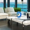 Beachcombers Beachcombers SS-BCS-03243  Rolling Ocean Coastal TableTop or Wall Sculptures Nautical Decor Decoration Glass Art - 3 of 4