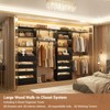 Aheaplus Closet System with 8 Drawers, Walk-in Wardrobe Organizer with 4 Hanging Rods - 2 of 4
