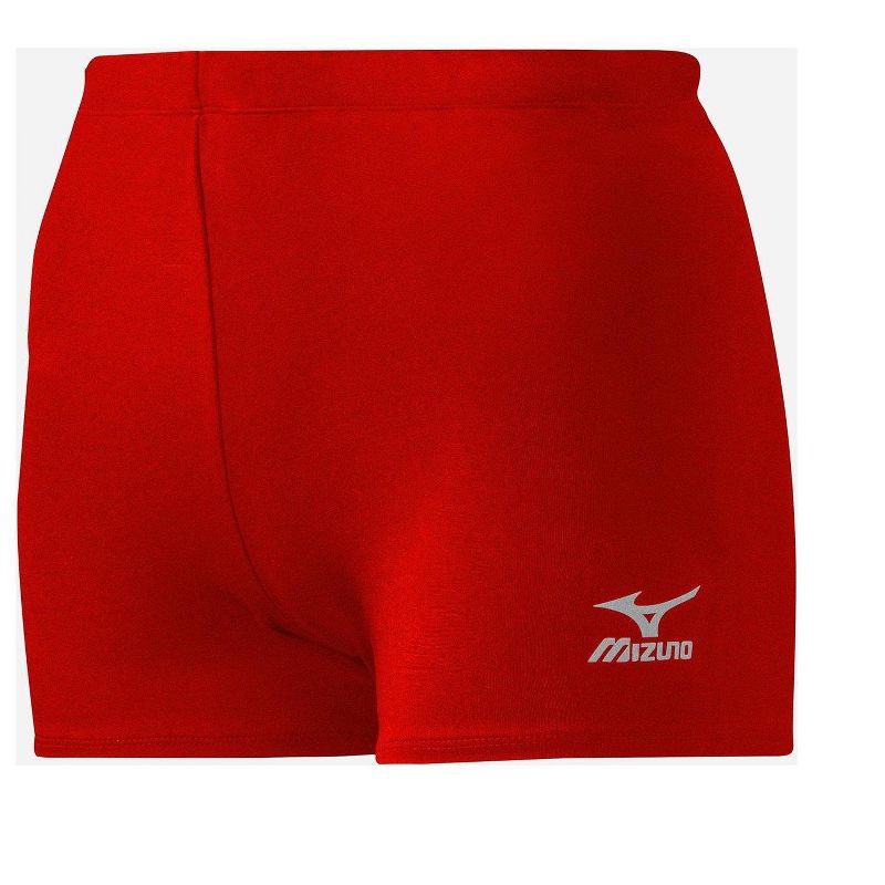 Mizuno Women's Core Flat Front 3.5" Inseam Vortex Hybrid Volleyball Shorts, 3 of 4