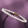 Pure Collection by Ross-Simons 4-4.5mm Cultured Pearl Anklet With 14kt Yellow Gold Size 9 - 4 of 4