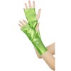 INSPIRE CHIC Women's Fingerless Shiny Lightweight Gloves 1 Pair - 4 of 4