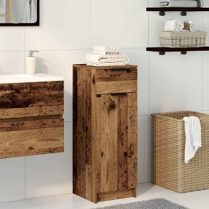 CLIHOME Freestanding Bathroom Storage Cabinet with Drawer Engineered Wood Standard - 1 of 4