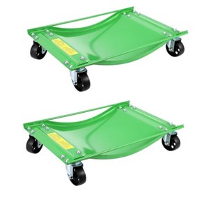 TROPOW Car Dolly, Wheel Dolly Set of 2 - 5000LBS Capacity w/3.6" Steel Wheels, Heavy Duty Vehicle Moving Dollies - 1 of 4