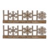 Melrose Ho Ho Ho Tabletop Sentiment Sign (Set of 2) - 3 of 4