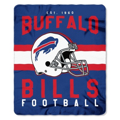 The Northwest Company Buffalo Bills Fleece Throw , Blue