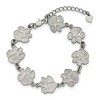 Black Bow Jewelry Stainless Steel Clemson Tigers NCAA charm Bracelet 8.5 Inch - 2 of 4
