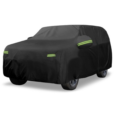 Unique Bargains Waterproof for Toyota 4Runner 2002-2023 Full Car Cover with Zipper Black