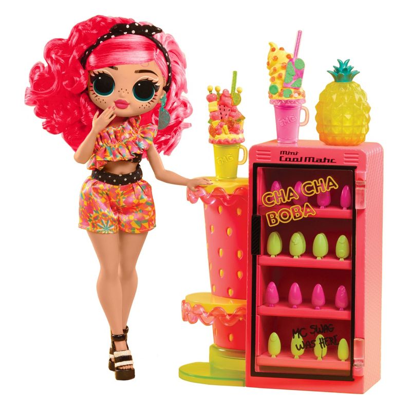 L.O.L. Surprise! OMG Sweet Nails &#8211; Pinky Pops Fruit Shop with 15 Surprises, Including Real Nail Polish, Press On Nails, Glitter, 1 Fashion Doll, 1 of 11