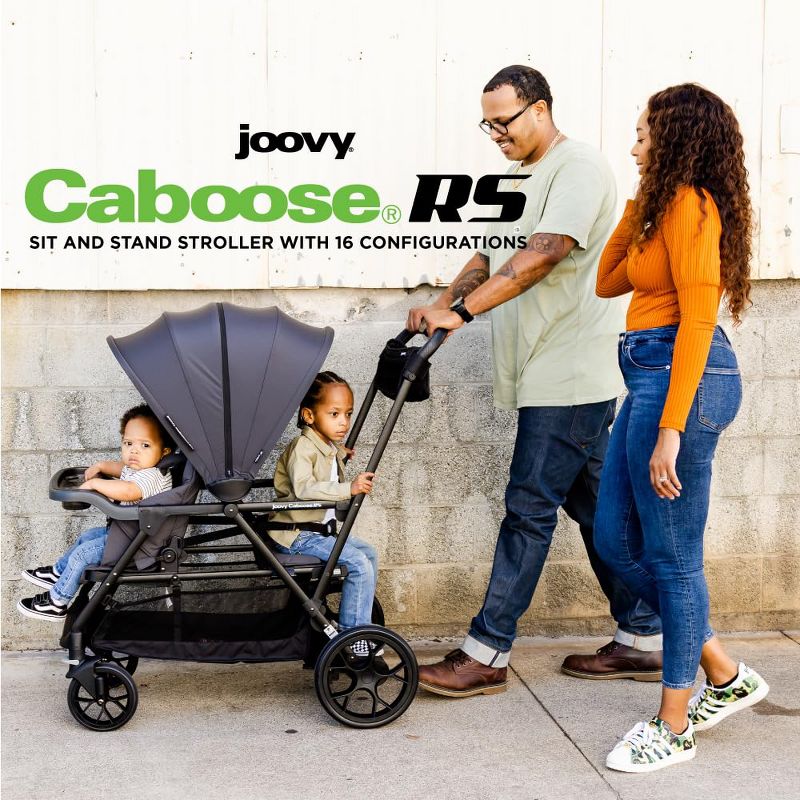 Joovy Caboose RS Premium Sit And Stand Double Stroller, 4 of 5