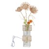Pastoral Led Floor Lamp Hand-Woven Rattan Wicker Floor Standing Home Accent Lamp - 2 of 4
