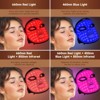 Morfone 4-mode LED facial red light therapy lamp. Portable care set with remote control, suitable for home and travel skin therapy. - 3 of 4
