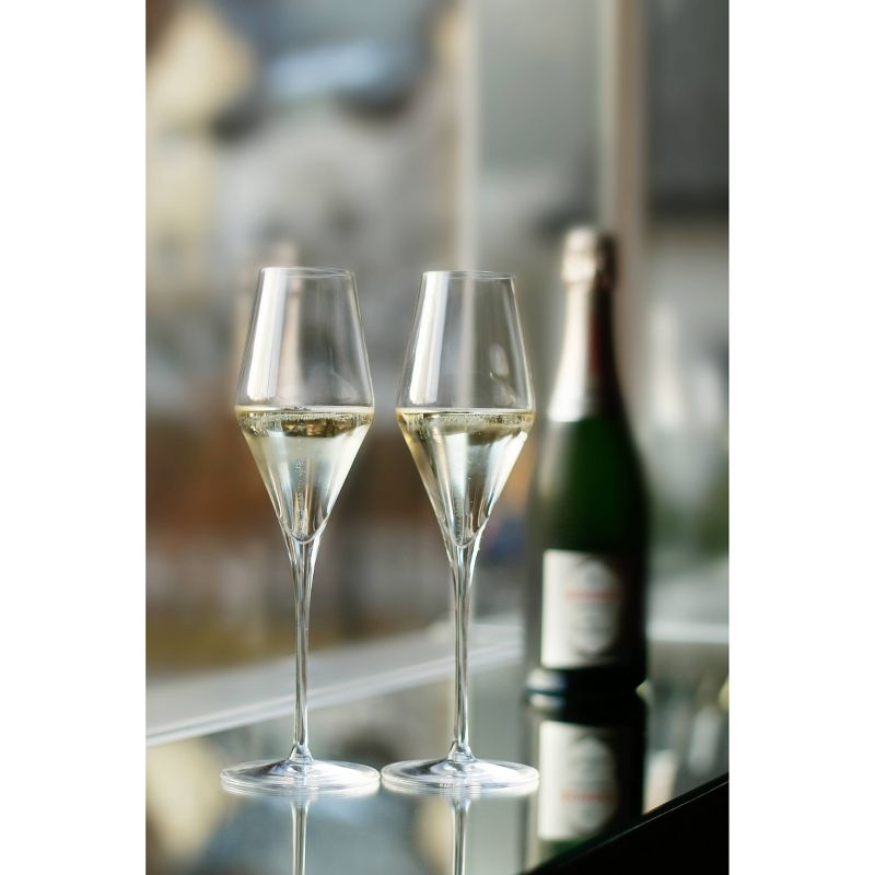 Set of 4 Quatrophil Champagne 10.25oz Drinkware Glasses - Stolzle Lausitz, 4 of 11