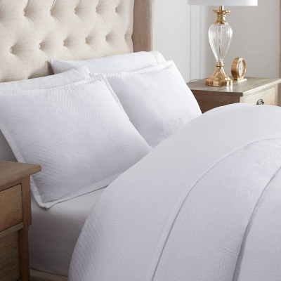 Matelasse Cotton Oversized Bedspread Set - Waverly