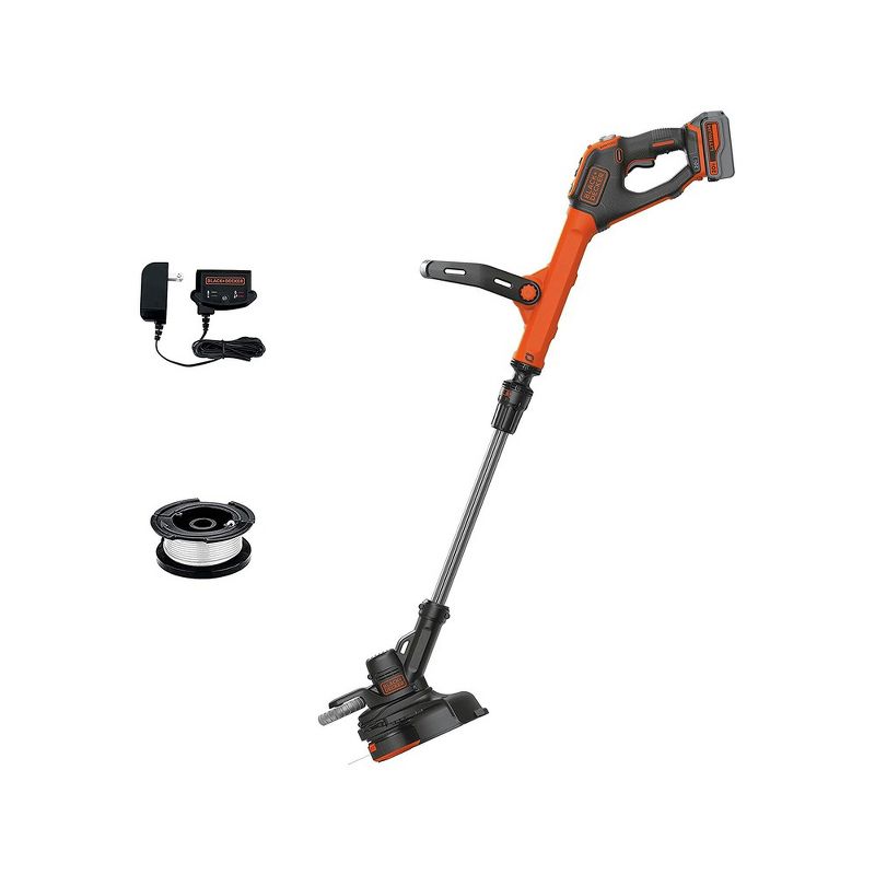 Black & Decker LSTE523 20V MAX Cordless Lithium-Ion EASYFEED 2-Speed 12 in. String Trimmer/Edger Kit, 1 of 8