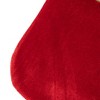 Northlight 20" Red and White Velveteen Santa Claus Belt Buckle Christmas Stocking - 3 of 4