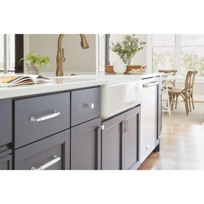 Polished Chrome 3-3/4 inch Center-to-Center Bar Pull