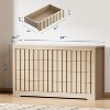 CuisinSmart 8 Drawer Dresser, Modern Wavy Grooves Dressers for Closet, Storage Organizer for Living Room, Hallway - 3 of 4